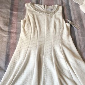 Ivory white dress size 10